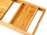 Półka na wanne regulowana duża bamboo spa nakładka