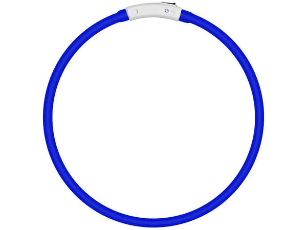 Obroża świecąca led dla psa i kota wodoodprna regulowana regulacja 47cm usb