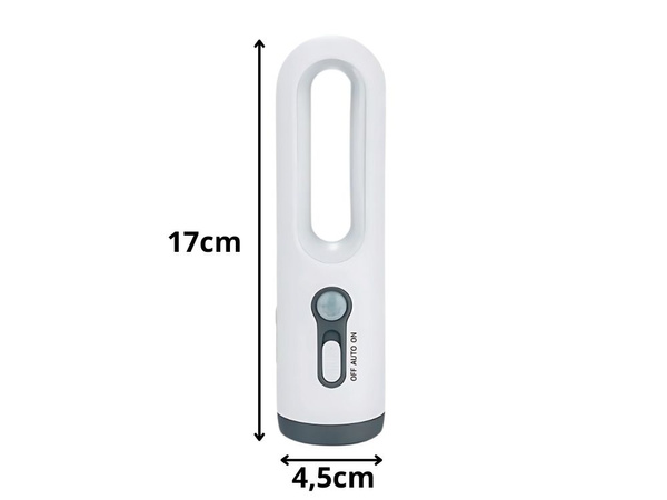 Lampka nocna led z czujnikiem ruchu i funkcją latarki bezprzewodowa na usb