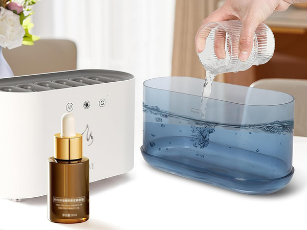 Nawilżacz powietrza kompinek dyfuzor lampka led rgb aromaterapia 6 dysz