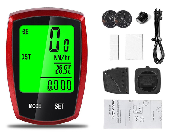 Licznik rowerowy bezprzewodowy prędkościomierz lcd