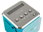 Głośnik bezprzewodowy przenośny mini radio fm led bluetooth mobilny microsd