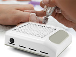 Pochłaniacz pyłu do paznokci bezworkowy kasetowy manicure 80w z filtrem