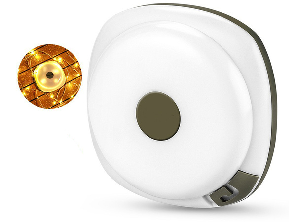 Lampa kempingowa biwakowa akumulatorowa led girlanda na rolce 8m ciepła