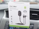 Transmiter samochodowy bluetooth adapter kabel usb aux bt5.3 bass boost