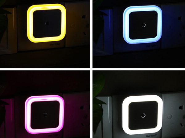 Lampka nocna do kontaktu czujnik zmierzchu wtykowe led oświetlenie nocne