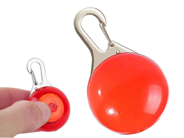 Świecąca lampka led na obrożę zawieszka dla psa kota światełko do obroży