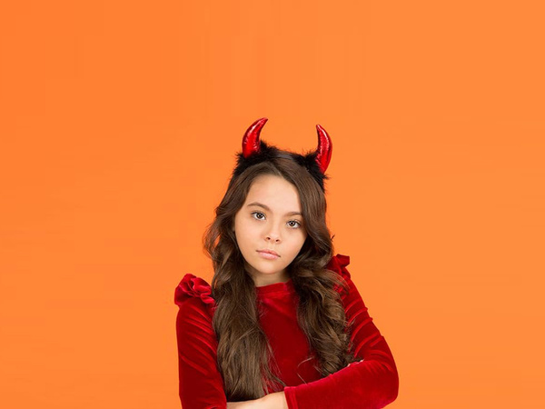 Opaska diabeł diabełek rogi halloween karnawał