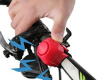 Dzwonek rowerowy klakson elektroniczny głośny 130 db syrena na rower alarm