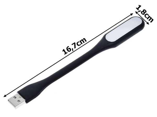 Lampka silikonowa elastyczna usb do laptopa notebooka komputera 6 led mocna