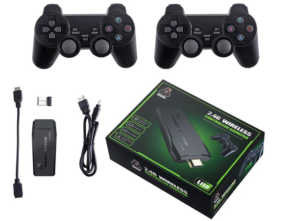 GRA TELEWIZYJNA KONSOLA GRY VIDEO PISTOLET 2 PADY DO TELEWIZORA AV RETRO