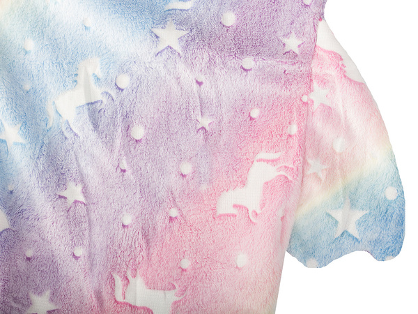 Ogon syreny koc kocyk śpiworek ciepły świecący dla dziewczynki miękki konik