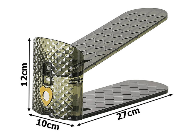 Organizer uchwyt na buty regulowany obuwie półka do szafy garderoby szafki