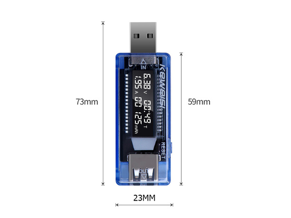 Miernik woltomierz usb amperomierz tester napięcia