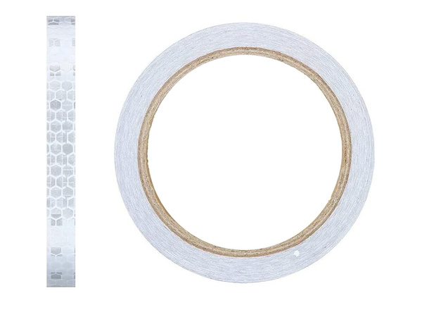 Taśma odblaskowa odblask na rower motor samochód naklejka samoprzylepna 8m