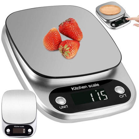 Waga kuchenna elektroniczna lcd domowa dokładna precyzyjna do 3 kg 0,1 g