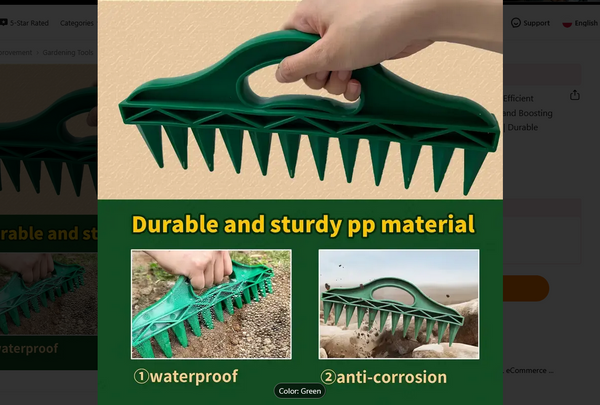 Ręczna sadzarka na 12 otworów dziurkacz siewnik ogrodowy do sadzenia roślin