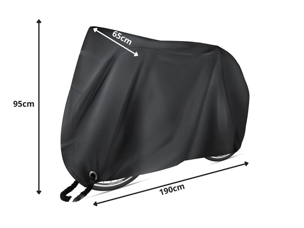 POKROWIEC NA ROWER MOTOR WODOODPORNY OCHRONNY 190x95 CM SOLIDNY MOCNY