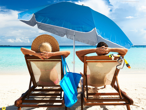 Parasol plażowy ogrodowy balkonowy duży xxl z filtrem uv 210 cm składany