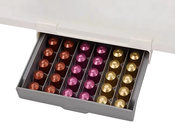 Wiszący organizer na kapsułki do kawy nespresso 30 kapsułek wysuwany blat