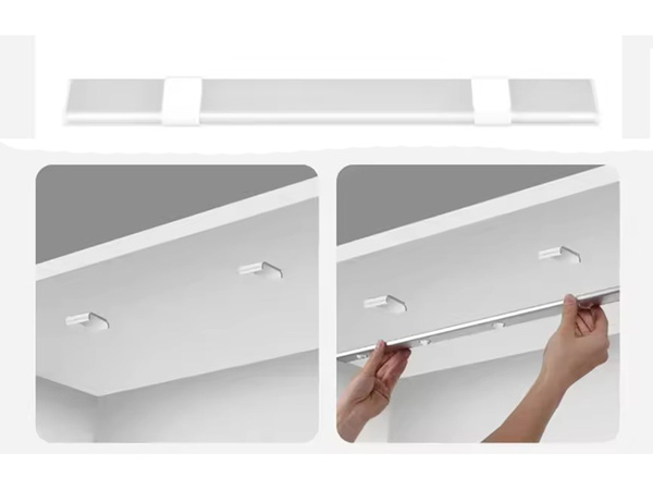 Lampka samoprzylepna listwa podszafkowa usb 30cm klips do szafy czujnik