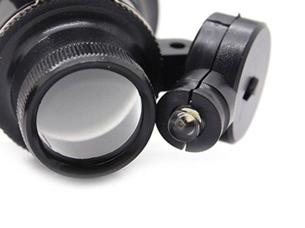 Lupa okulary zegarmistrzowska mocna led 20x 15mm