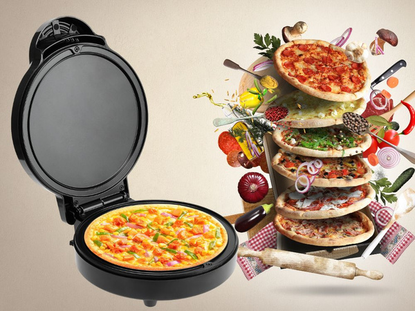 Elektryczny piec do pizzy 1000w nieprzywierająca powłoka szybkie pieczenie