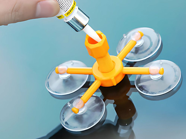 Zestaw naprawczy do naprawy szyby samochodowej odpryski pęknięcia klej szyb