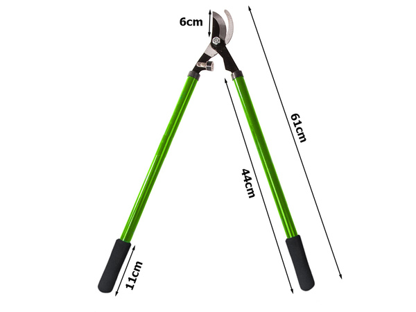 Sekator nożyce ogrodowe ręczne do gałęzi krzewów długie kowadełkowy