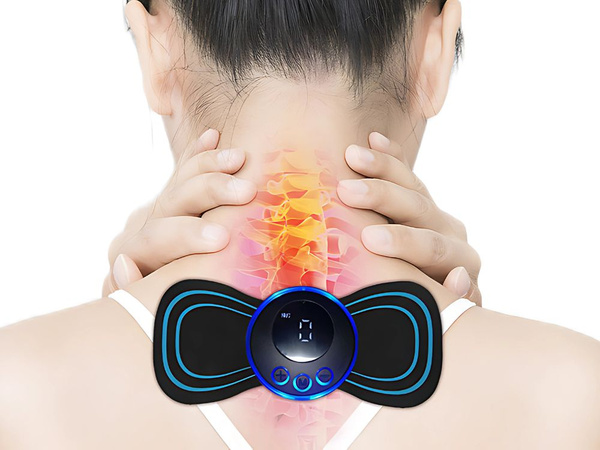 Elektrostymulator mięśni brzucha szyi karku mini masażer ems 19 poziomów