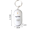 Brelok lokalizator do kluczy na gwizd z diodą podświetlającą led key finder