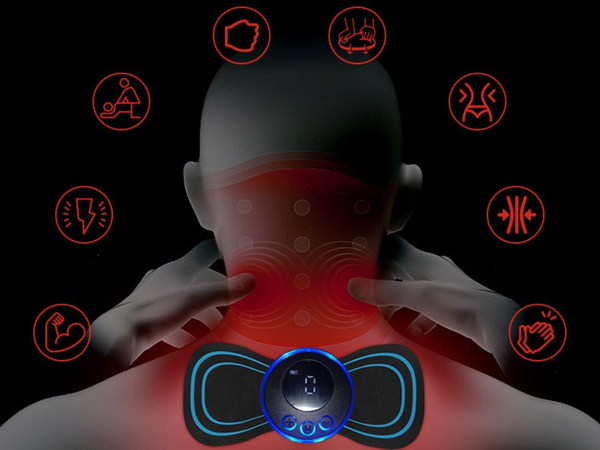 Elektrostymulator mięśni brzucha szyi karku mini masażer ems 19 poziomów