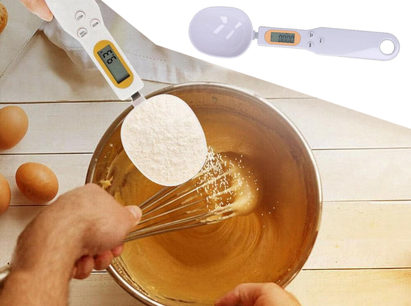Waga kuchenna łyżka elektroniczna lcd cyfrowa prcyzyjna do ręczna 500g