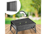 Grill turystyczny przenośny składany walizka węglowy kempingowy bbq