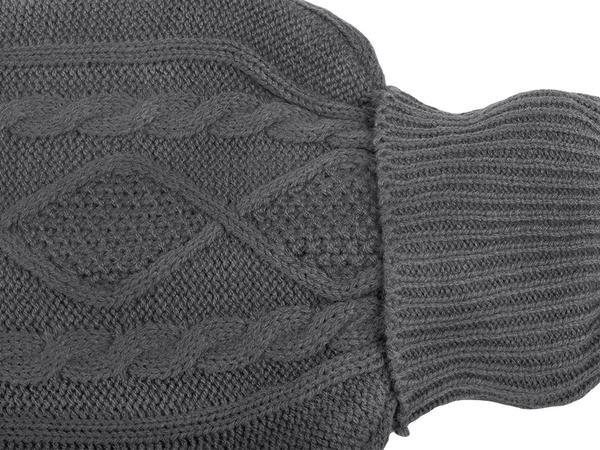 Termofor gumowy sweterek duży 2l na wodę pokrowiec sweter ogrzewacz wzór