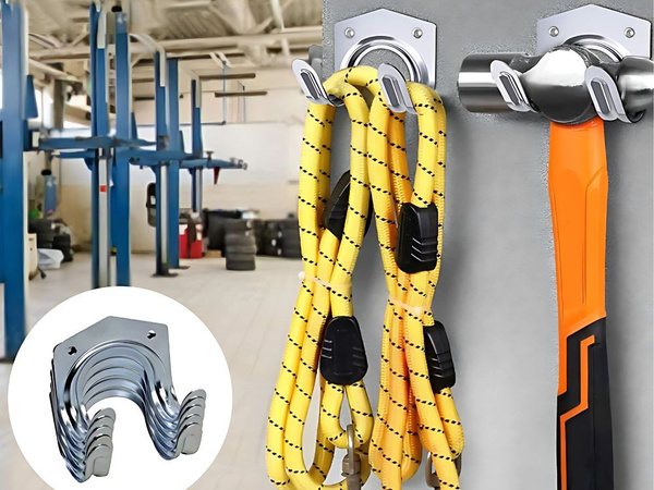 Wieszaki ścienne na narzędzia haczyki uchwyty 20szt metal zestaw z wkrętami