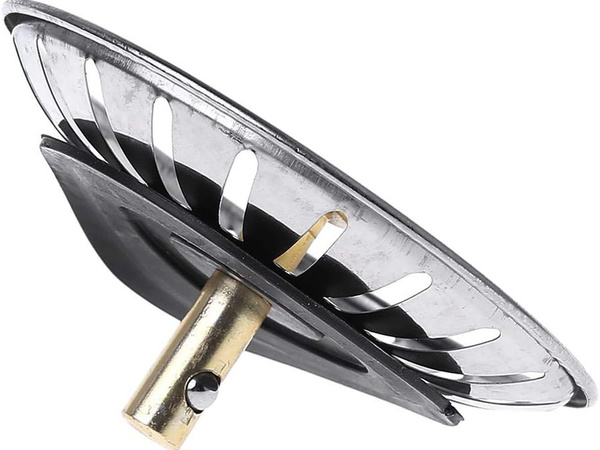 Korek metalowy do zlewu zlewozmywaka sitko duże koszyk zatyczna syfon