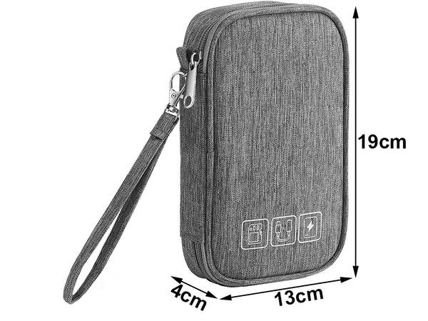 ORGANIZER PODRÓŻNY DO WALIZKI TORBY SASZETKA POKROWIEC TORBA ETUI NA KABLE