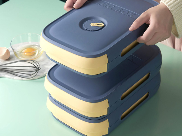 Pojemnik na jajka box organizer do lodówki pudełko szuflada do jaj pudełko