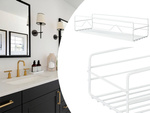 Półka łazienkowa do łazienki pod prysznic prysznicowa loft wisząca metalowa