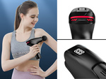 Pistolet do masażu pleców ciała nóg masażer mocny massage gun 5 końcówek