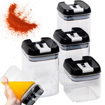 Pojemniki kuchenne na żywność do makaronu pojemnik z uszczelką zestaw 4 szt