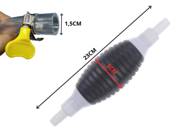 POMPA POMPKA DO SPUSZCZANIA PALIWA WODY OLEJU ROPY RĘCZNA ZESTAW 2M OPASKI