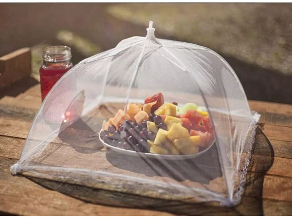 Moskitiera osłona siatka na jedzenie owoce grill ochrona przed owadami 34cm 
