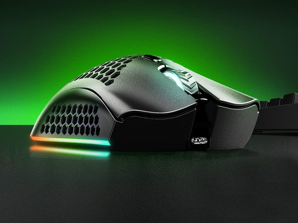 Myszka bezprzewodowa 2,4 ghz mysz do laptopa sensor optyczny podświetlenie