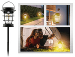 Lampa solarna kempingowa latarnia ogrodowa led usb czujnik ruchu zmierzchu