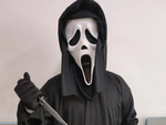 Maska krzyk na halloween przebranie strój strach