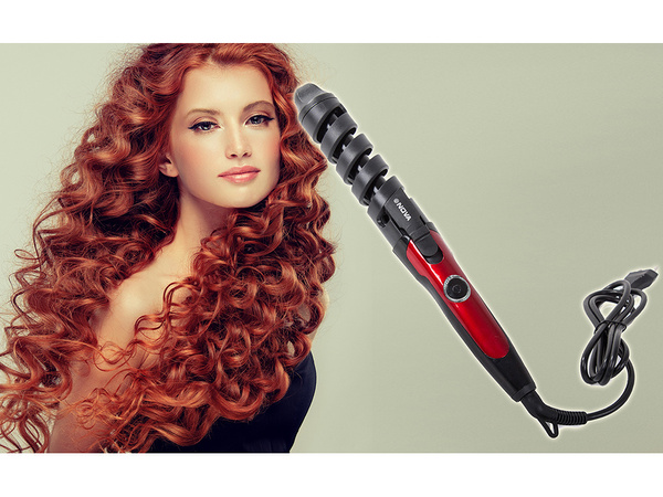 Lokówka spiralna do włosów loki ceramiczna głowica