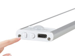 Lampka samoprzylepna listwa podszafkowa usb 30cm klips do szafy czujnik