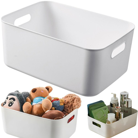 Pojemnik do przechowywania organizer kosz z uchwytami uniwersalny 18x25 cm